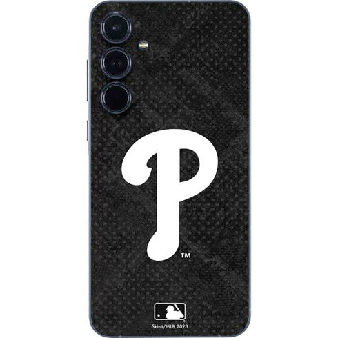MLB Philadelphia Phillies Dark Wash Galaxy A36 5G Skin